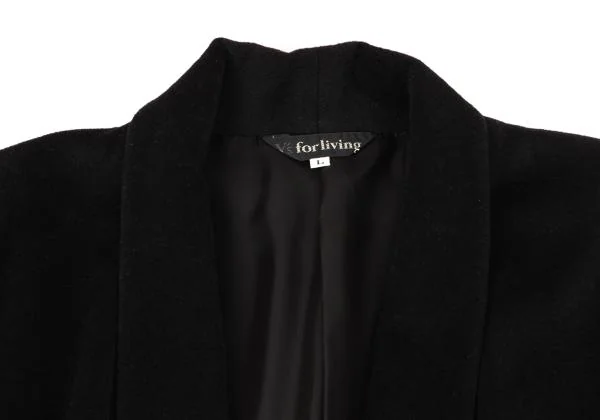 Y's for living Angora Blend Wool Gown Coat K-154369_004