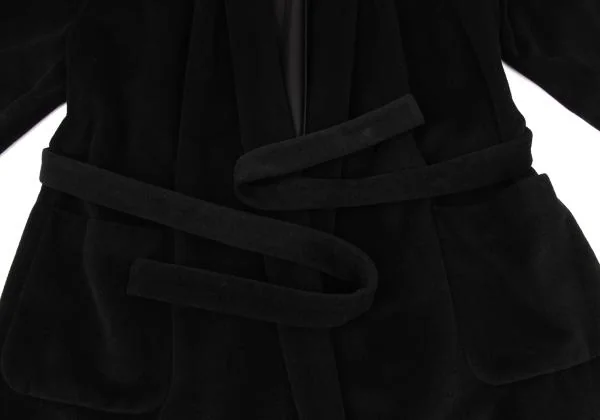 Y's for living Angora Blend Wool Gown Coat K-154369_010