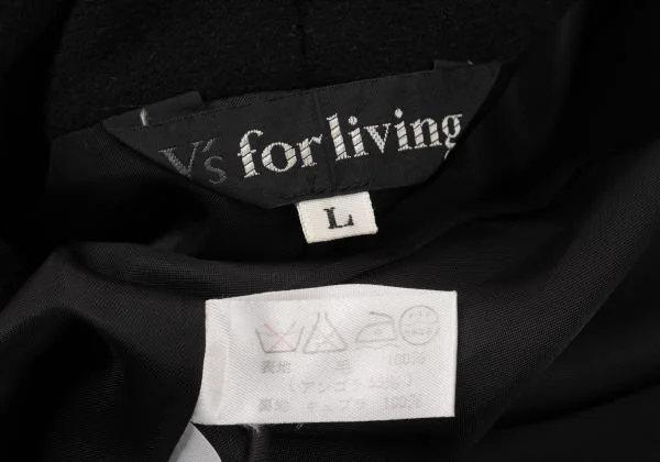 Y's for living Angora Blend Wool Gown Coat K-154369_016