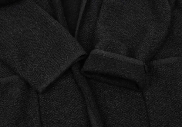 Y's for living Angora Blend Wool Herringbone Gown Coat K-154370_006