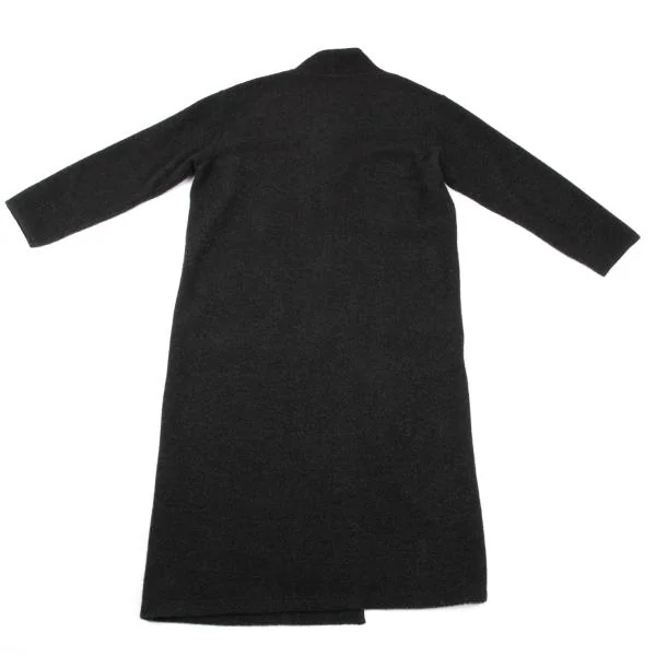 Y's for living Angora Blend Wool Herringbone Gown Coat K-154370_010