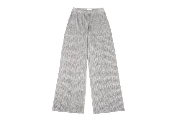 PLEATS PLEASE Fabric Printed Pleats Pants Grey 1 K-154381_001