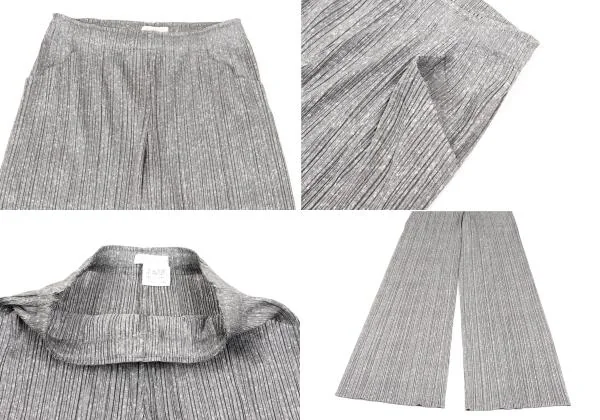 PLEATS PLEASE Fabric Printed Pleats Jacket & Pants K-154382_012