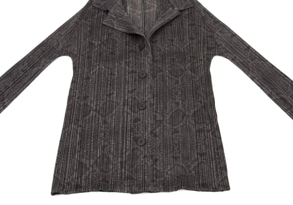 PLEATS PLEASE Python Printed Pleats Jacket K-154383_007