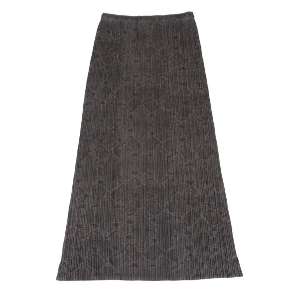 PLEATS PLEASE Python Printed Pleats Jacket & Skirt K-154385_016
