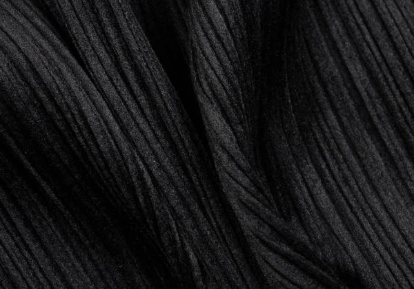 PLEATS PLEASE Velour Pleated Shawl Collar Jacket K-154386_012
