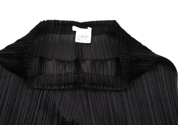 PLEATS PLEASE Velour Pleated Straight Pants K-154387_003