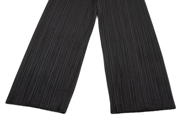 PLEATS PLEASE Velour Pleated Straight Pants K-154387_004