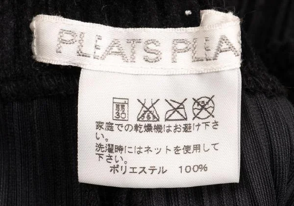 PLEATS PLEASE Velour Pleated Straight Pants K-154387_010