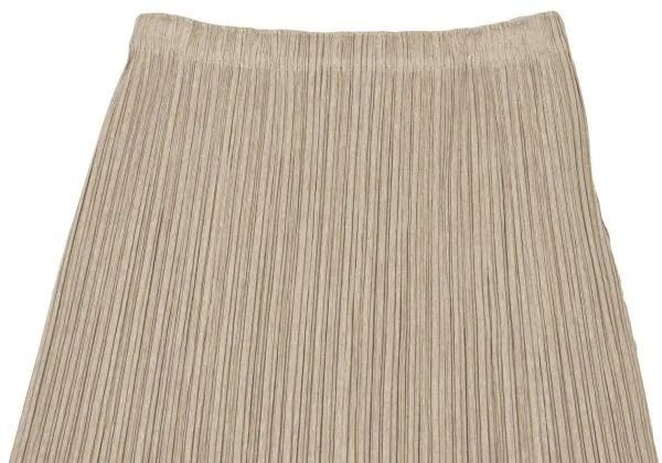 プリーツプリーズPLEATS PLEASE コットンポリプリーツセットアップ  ベージュ3 K-154397_015