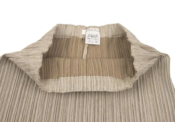 プリーツプリーズPLEATS PLEASE コットンポリプリーツセットアップ  ベージュ3 K-154397_016