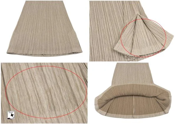 プリーツプリーズPLEATS PLEASE コットンポリプリーツセットアップ  ベージュ3 K-154397_017