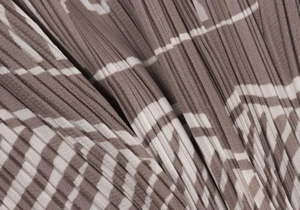 PLEATS PLEASE Graphic Printed Pleats Sleeveless Shirt Dress K-154426_013