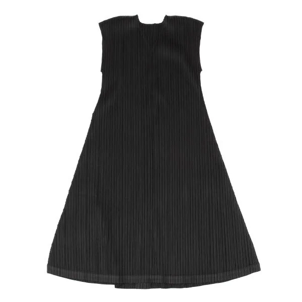 PLEATS PLEASE Pleated Sleeveless Shirt Dress K-154427_010