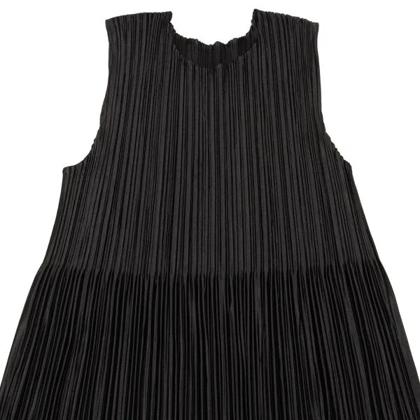 PLEATS PLEASE Cutting Design Sleeveless Dress K-154428_003