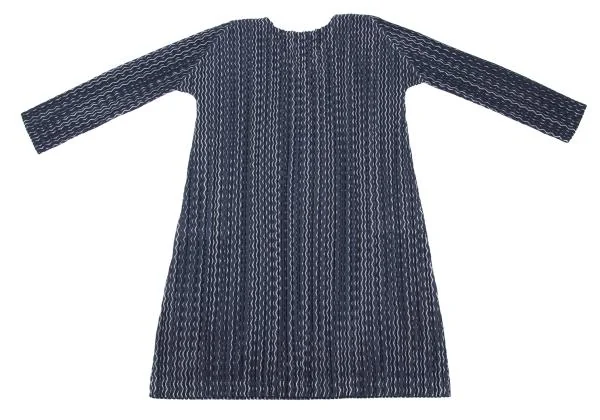 PLEATS PLEASE Brushed Pleats V-neck Dress K-154430_009