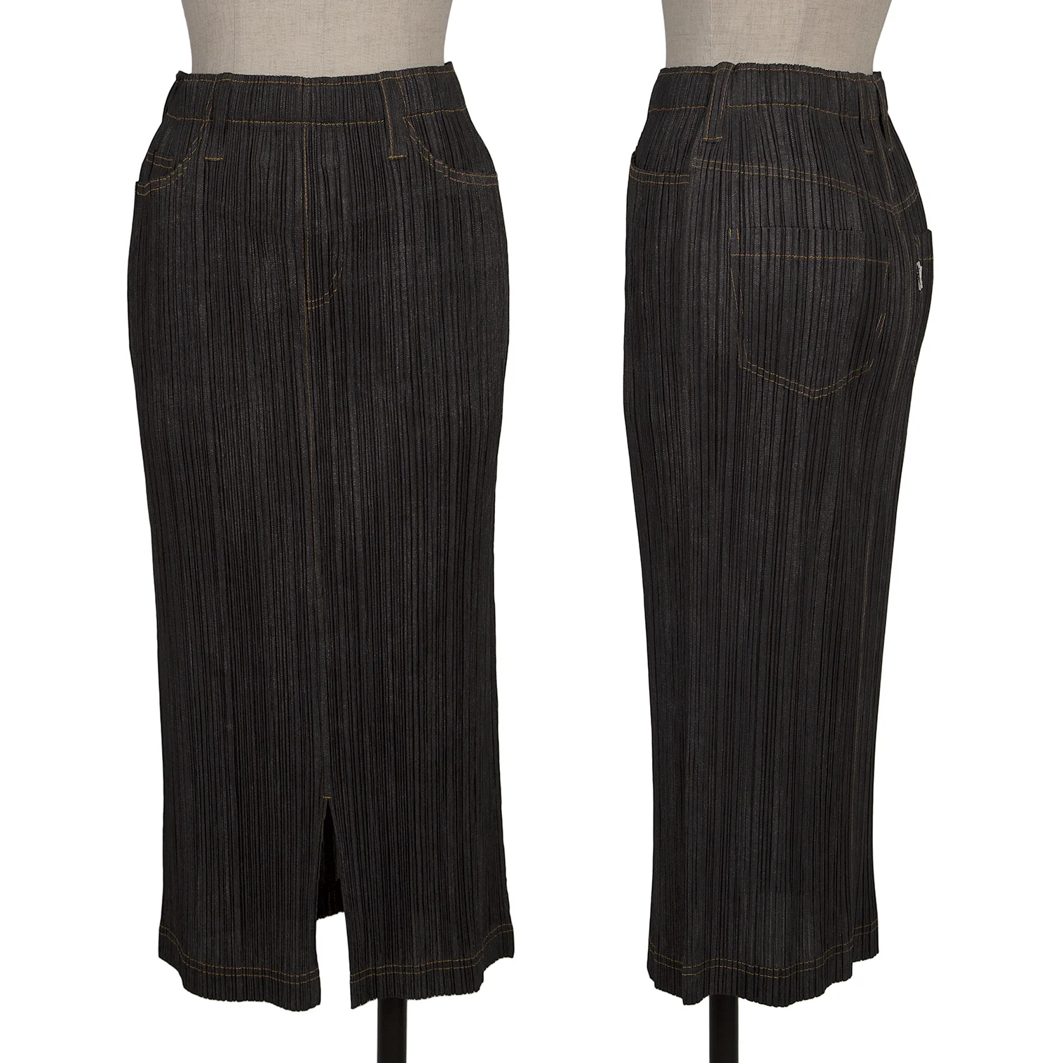PLEATS PLEASE(プリーツプリーズ) 膝下スカート極美品　青 PLEATS PLEASE(プリーツプリーズ) 膝下スカート極美品 青
