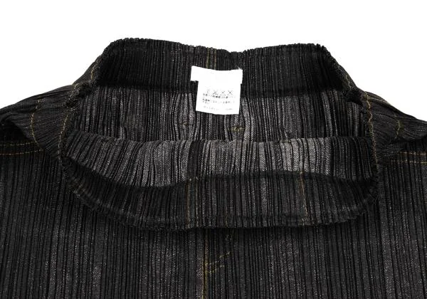 PLEATS PLEASE Denim Transfer Printed Pleats Skirt K-154433_005