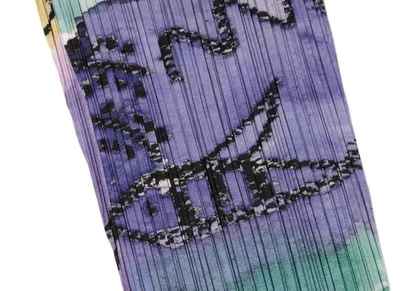 PLEATS PLEASE Graffiti Printed Pleats Pants K-154435_009