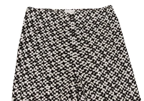 PLEATS PLEASE Geometric Print Pleated Pants K-154437_002