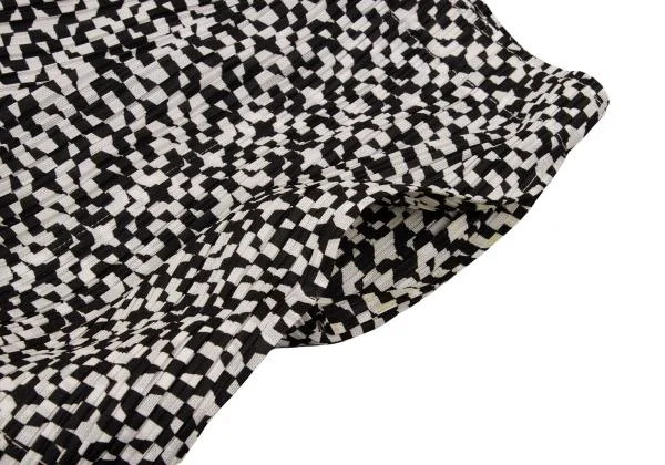 PLEATS PLEASE Geometric Print Pleated Pants K-154437_003