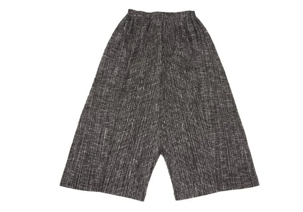 PLEATS PLEASE Fabric Print Pleated Dropped Crotch Pants K-154440_007