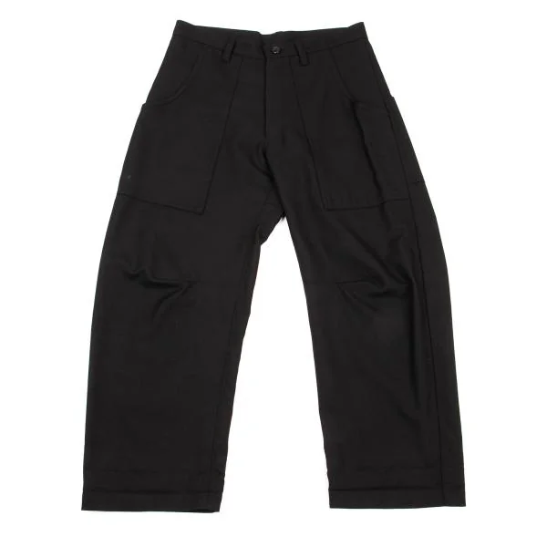 Y's Wool Dart Design Pants Black 2 K-154449_001