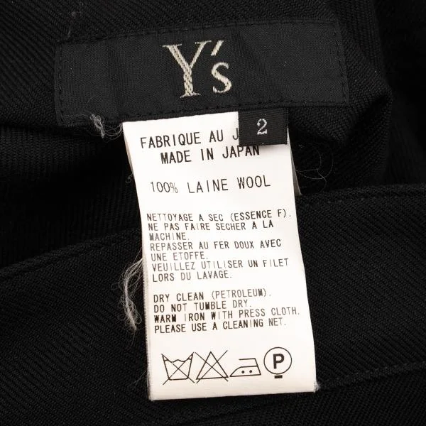 Y's Wool Dart Design Pants K-154449_016