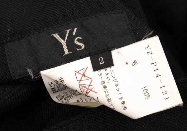 Y's Wool Dart Design Pants K-154449_017