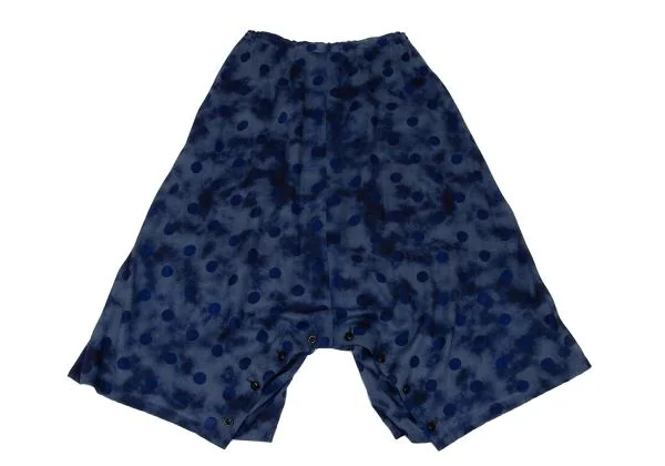 Y's Cupro Dot Hem Button 2WAY Pants K-154450_010