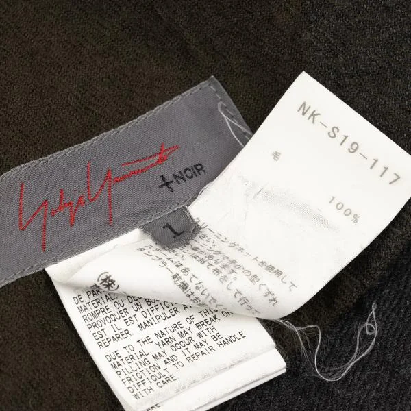 Yohji Yamamoto NOIR Block Check Switching Design Skirt K-154453_016