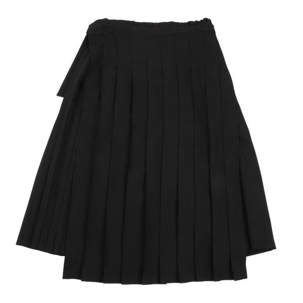 B Yohji Yamamoto Wool Pleated Wrap Pants K-154457_002