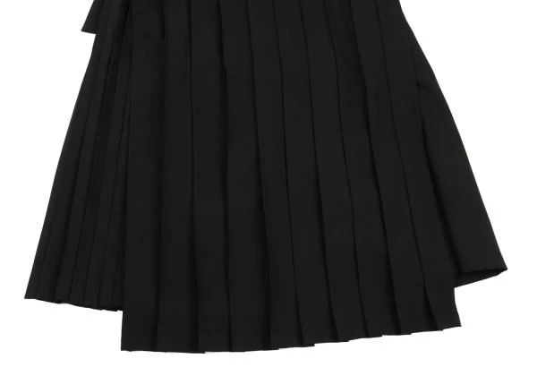 B Yohji Yamamoto Wool Pleated Wrap Pants K-154457_004