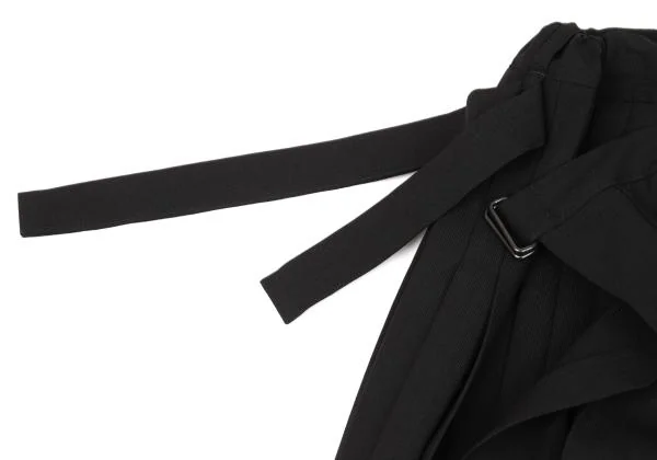 B Yohji Yamamoto Wool Pleated Wrap Pants K-154457_005