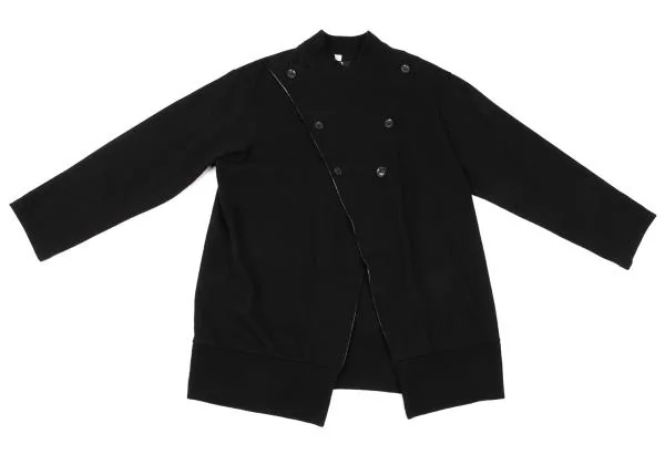 B Yohji Yamamoto Wool Blend Double Knit Jacket K-154458_002