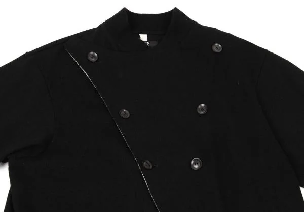 B Yohji Yamamoto Wool Blend Double Knit Jacket K-154458_003
