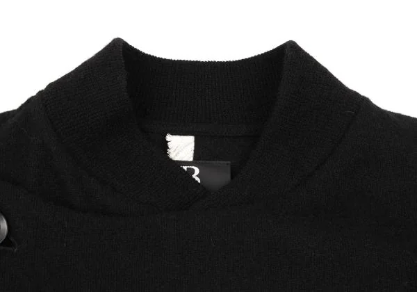 B Yohji Yamamoto Wool Blend Double Knit Jacket K-154458_004