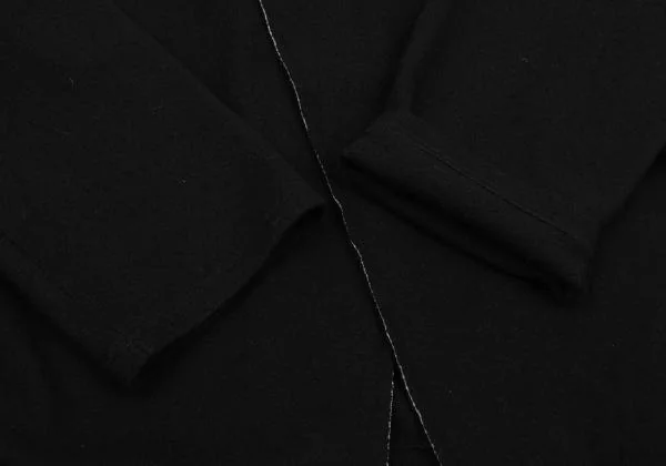 B Yohji Yamamoto Wool Blend Double Knit Jacket K-154458_007