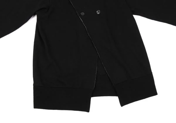 B Yohji Yamamoto Wool Blend Double Knit Jacket K-154458_008