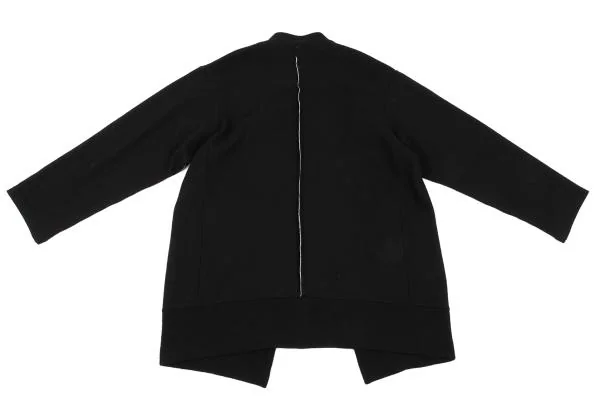 B Yohji Yamamoto Wool Blend Double Knit Jacket K-154458_011