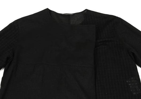 Yohji Yamamoto FEMME Cotton Switching Design Blouse K-154459_008