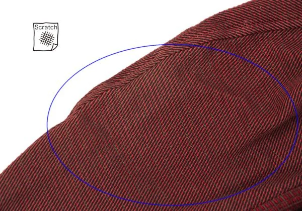 イッセイミヤケ エーポックISSEY MIYAKE A-POC 染め刺し子織り切替デザインジャケット 赤3 K-154462_014