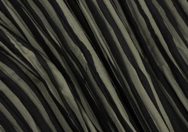 ISSEY MIYAKE MEN Pleated Stripe Band Collar Shirt K-154483_018
