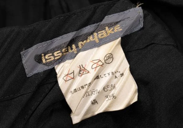 ISSEY MIYAKE Poly Silk Pleated V Back Top  K-154511_019