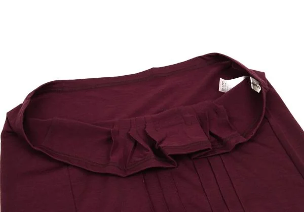 COMME des GARCONS Wool Stretch Pin Tuck Skirt K-154516_006