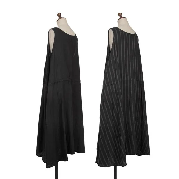 Unbranded Striped Reversible Sleeveless Dress K-154546_002