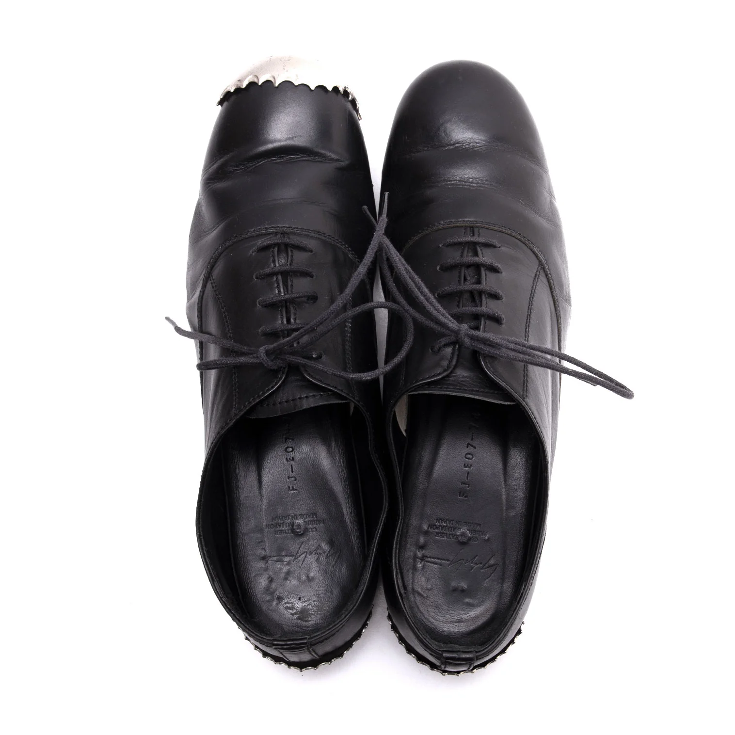 Y 's yohji yamamoto レザーラップデザインシューズ サイズ4