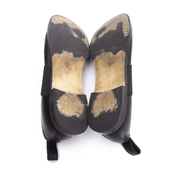 コムデギャルソンCOMME des GARCONS ゴムストラップレザーシューズ 黒23 K-154564_012