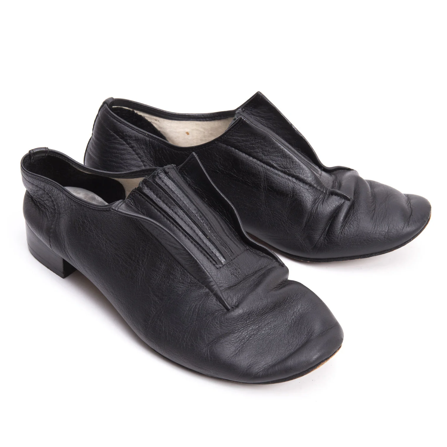Yohji Yamamoto FEMME x repetto Exclusive Leather Shoes Black