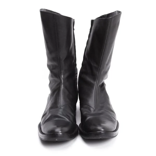 Yohji Yamamoto FEMME Leather Switching Boots K-154574_002